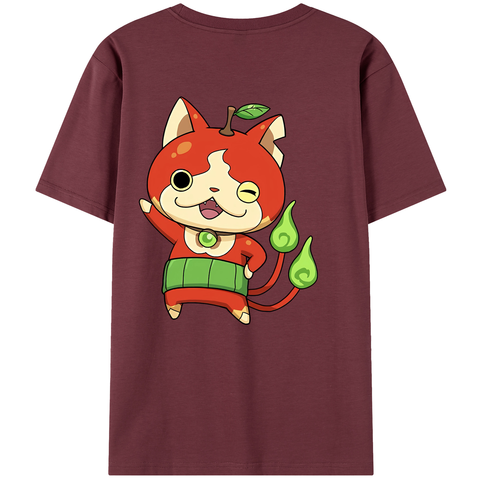 （画像用） 妖怪ウォッチ Yo-kai Watch 綿100％半袖Tシャツ（背面プリント）